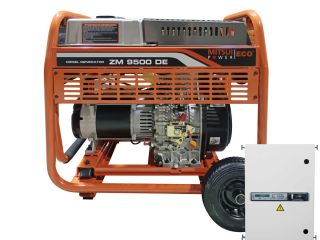 Дизельный генератор Mitsui Power Eco ZM 9500 DE