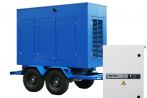 ТСС ЭД-300-Т400-2РПМ16 в погодозащитном кожухе на прицепе с АВР